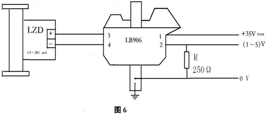 丙烯流量計本安防爆型接線圖