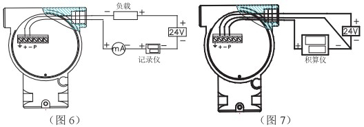 管道靶式流量計接線圖